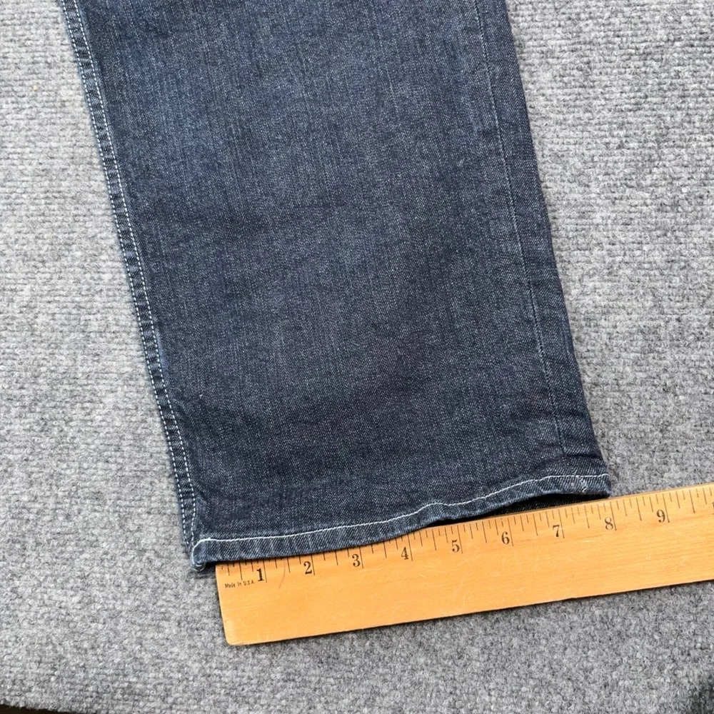 40 Grit Duluth Trading Carpenter Jeans Mens 40x30 Slim Fit Utility Blue Workwear